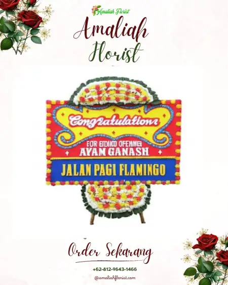 Sewa Papan Bunga Bansari